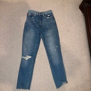 Distressed Blue Women's Jeans